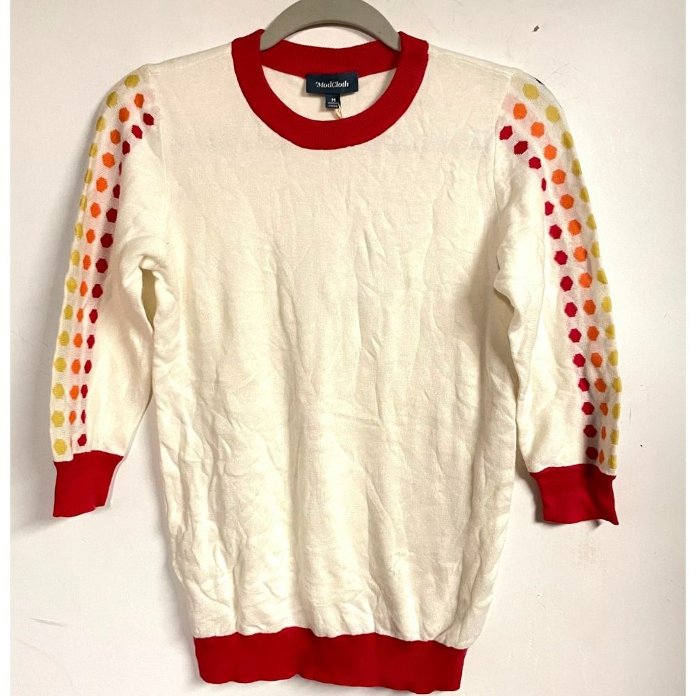 New ModCloth Polka Dot Sweater